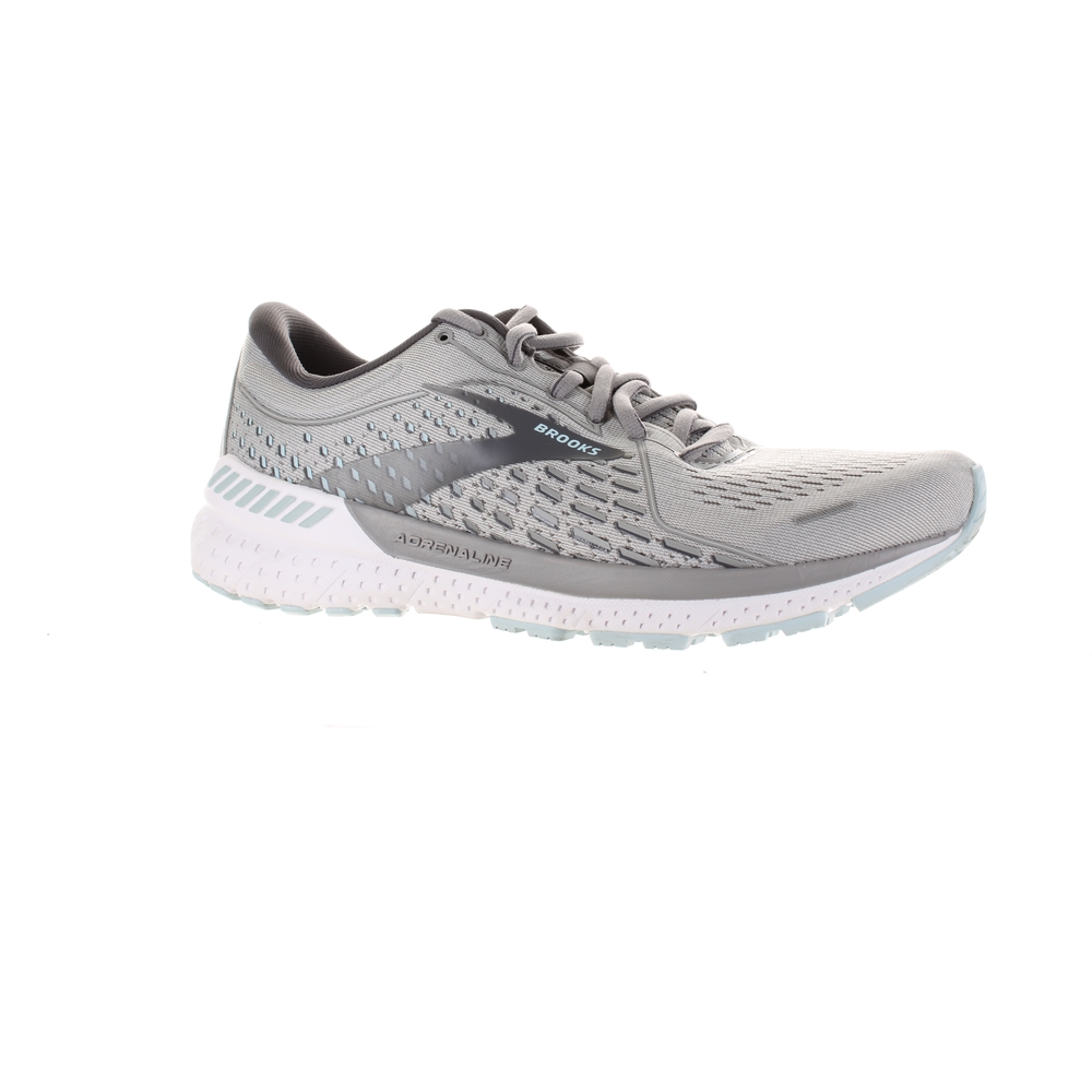Brooks Womens Adrenaline 21 Gray Running Shoes Size 9 Wide (C D  W) (4100182)